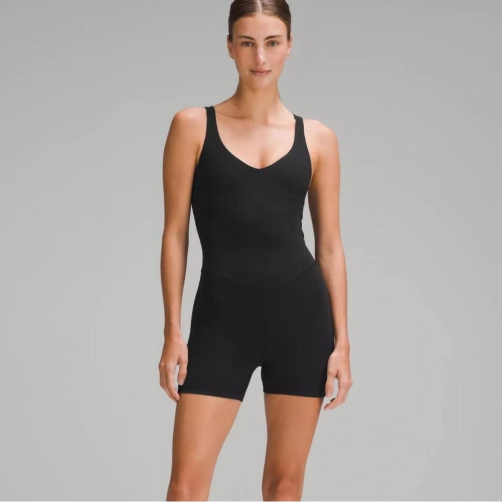 [SOLD] Lululemon Align™ Bodysuit 4", Black, Size 8